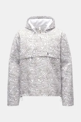 04651/ A TRIP IN A BAG jacket 'Seamap Breaker' white/olive patterned