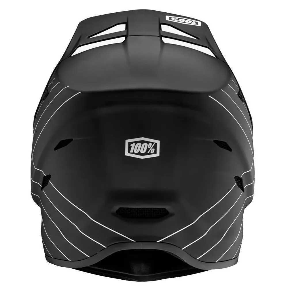 100% Status Youth Race Helmet - Essential Black