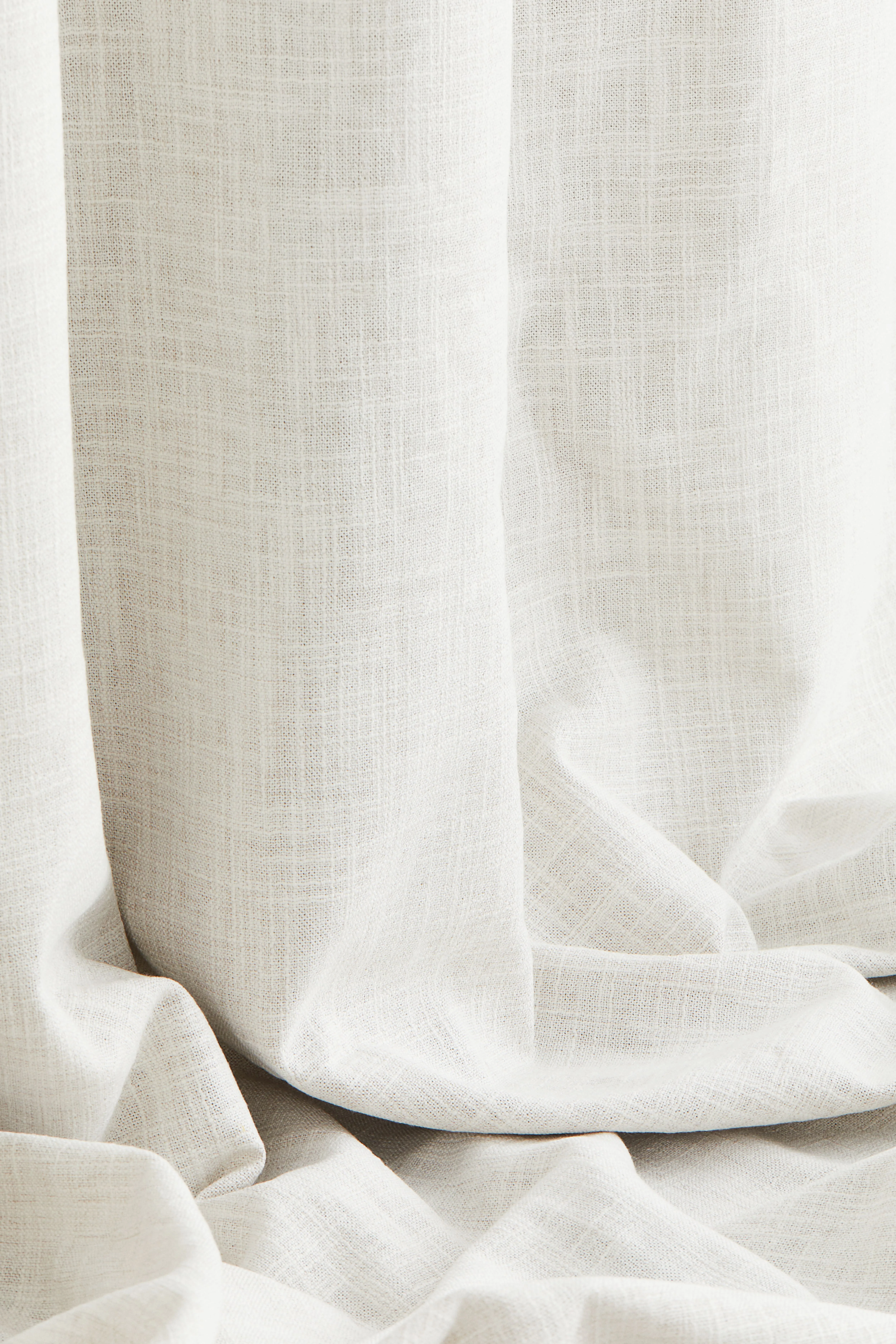 2-pack blackout curtain lengths - White - Home All | H&M GB