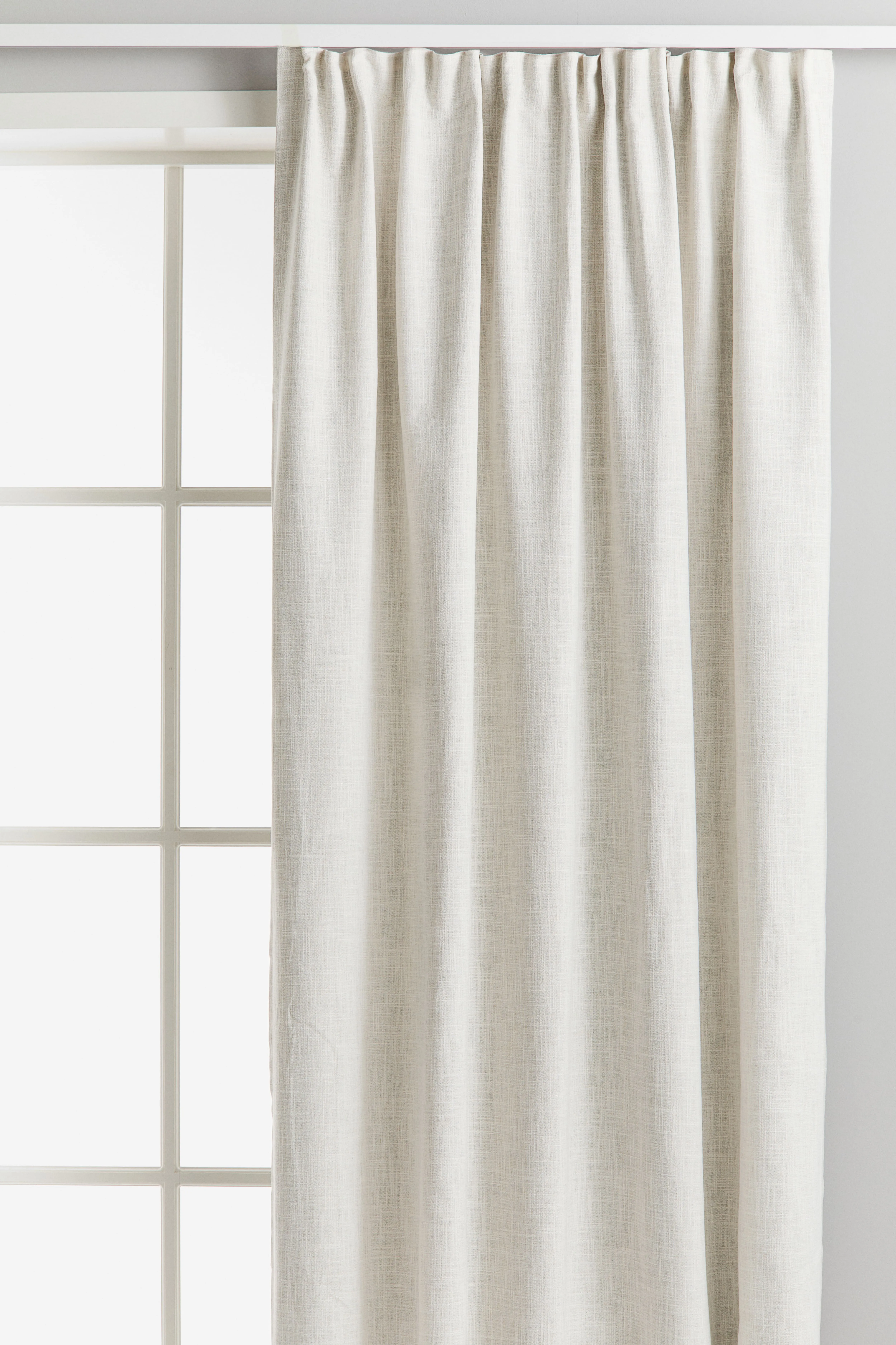 2-pack blackout curtain lengths - White - Home All | H&M GB