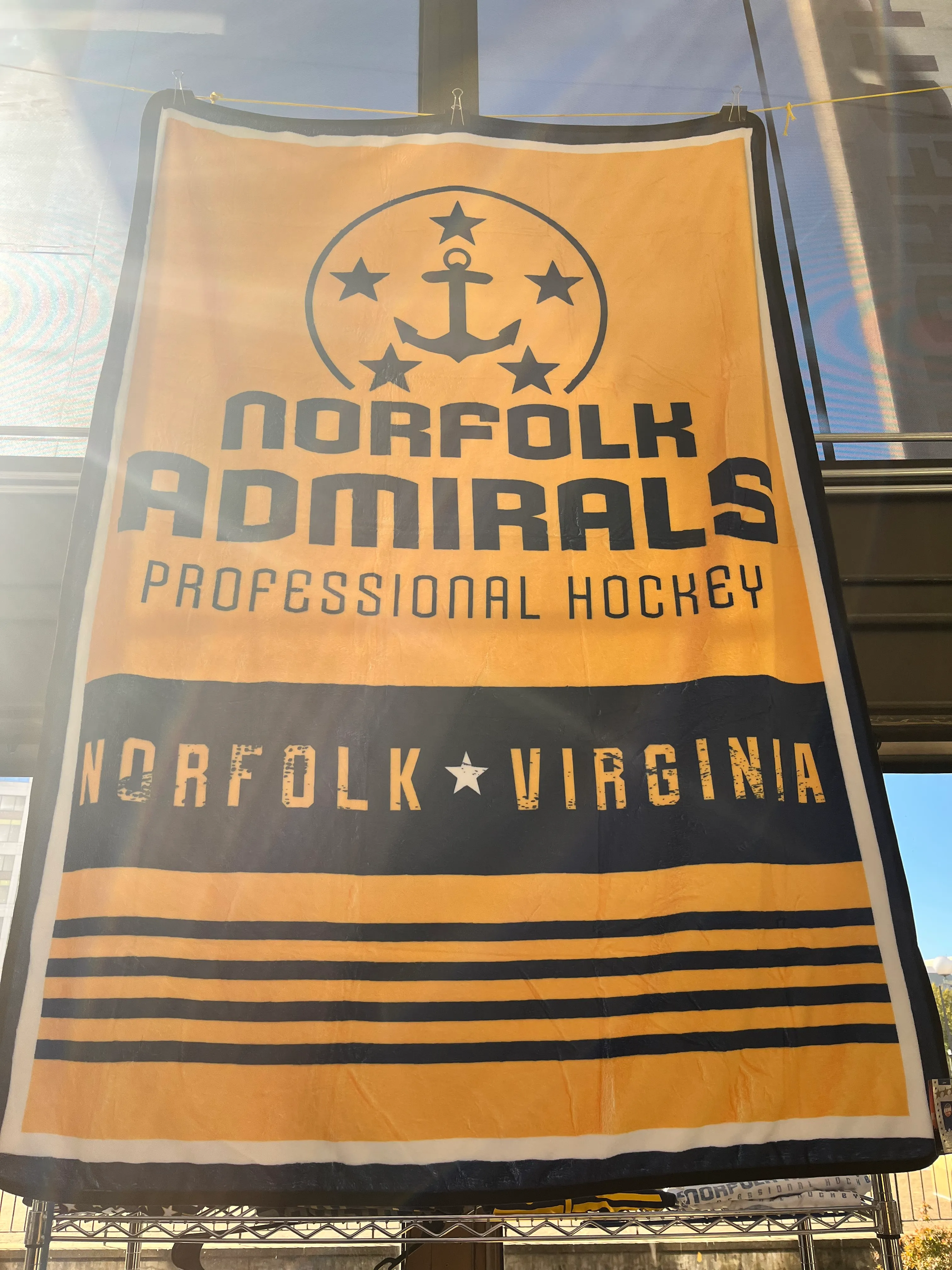 23-24 Norfolk Admirals Plush Blanket