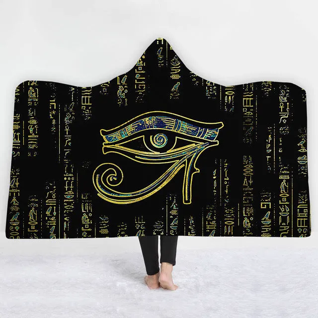 3D Animal monster Hooded Blanket