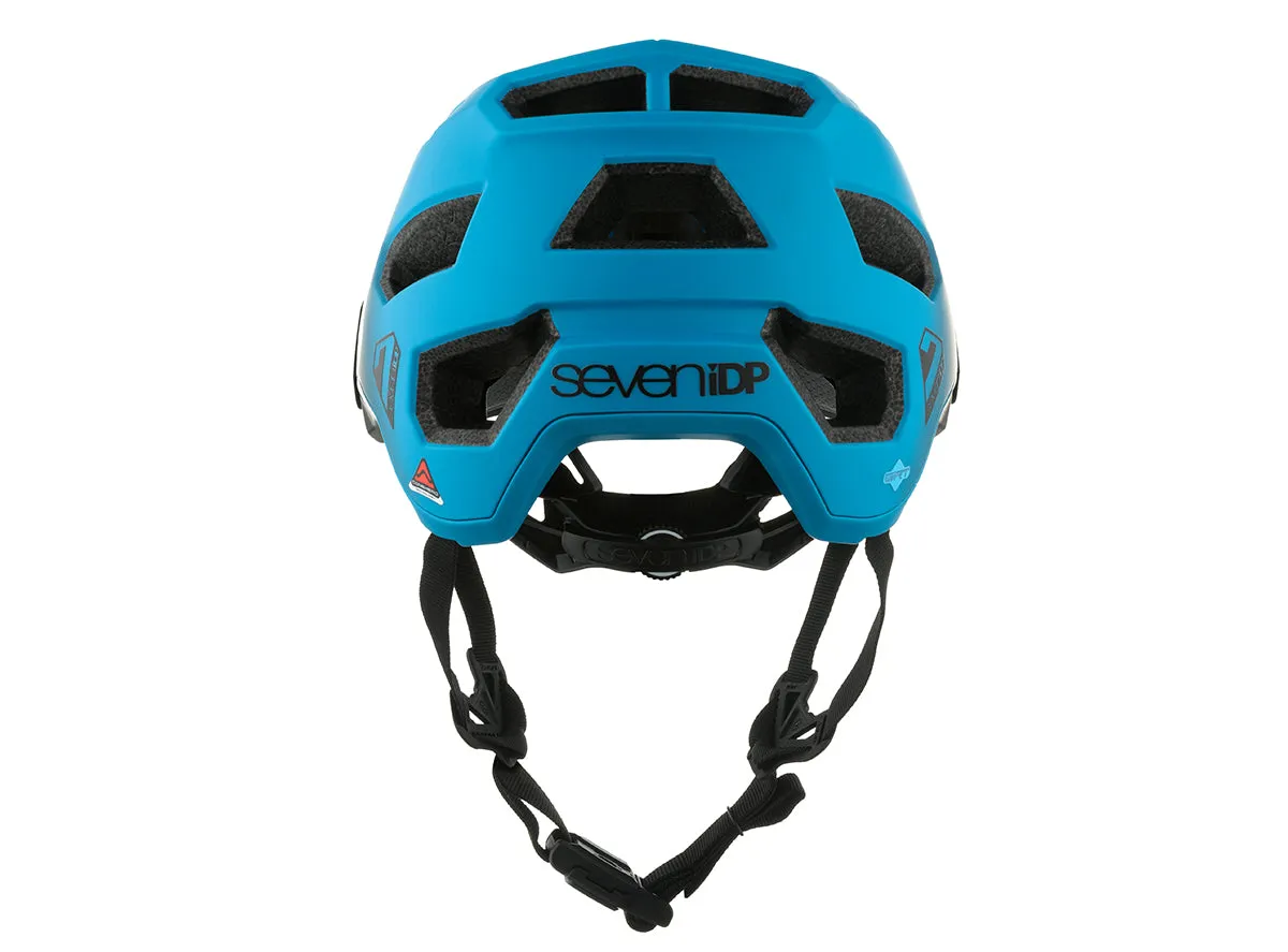 7 iDP Project 21 Pro Trail MTB Helmet - Matt Blue-Black Fade