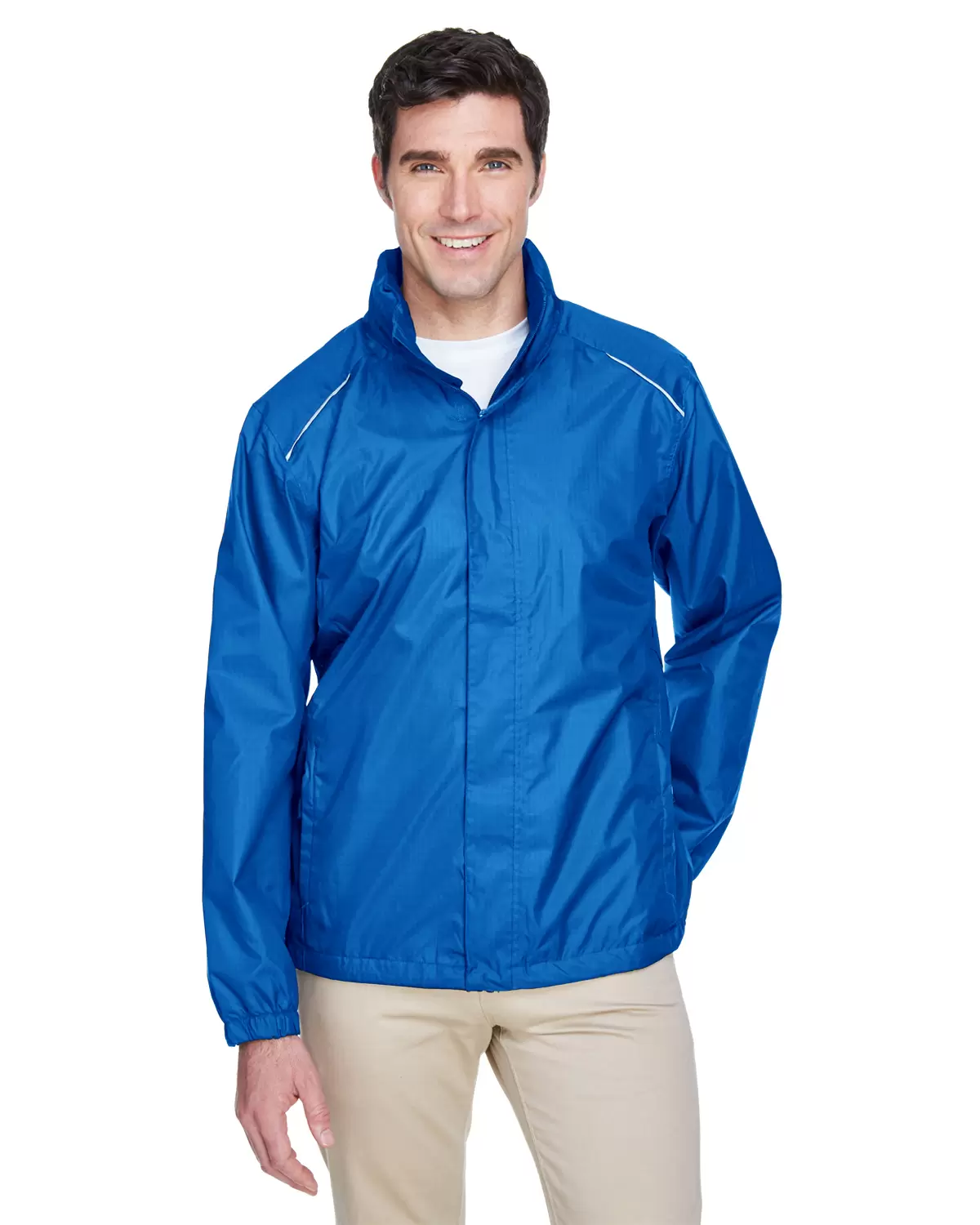 88185 Core 365 Climate Men's Seam-Sealed Lightweight Variegated Ripstop Jacket SKU: 88185