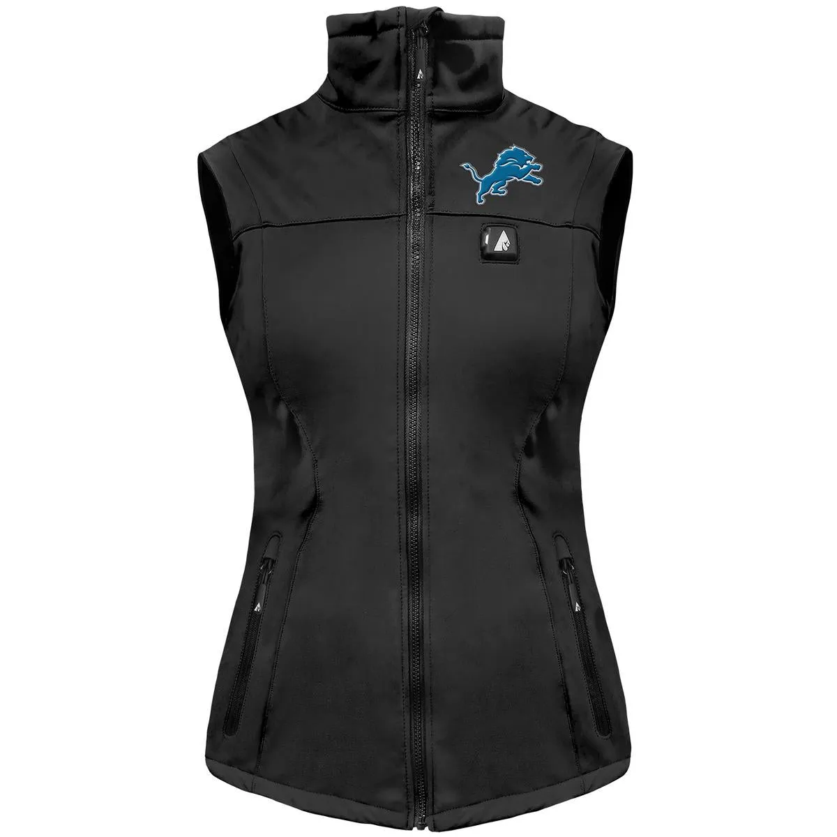 ActionHeat Detroit Lions 5V Women's Softshell Battery Heated Vest