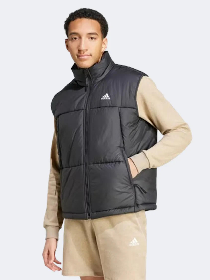 Adidas Basic 3S Puffy Men Sportswear Vest Black