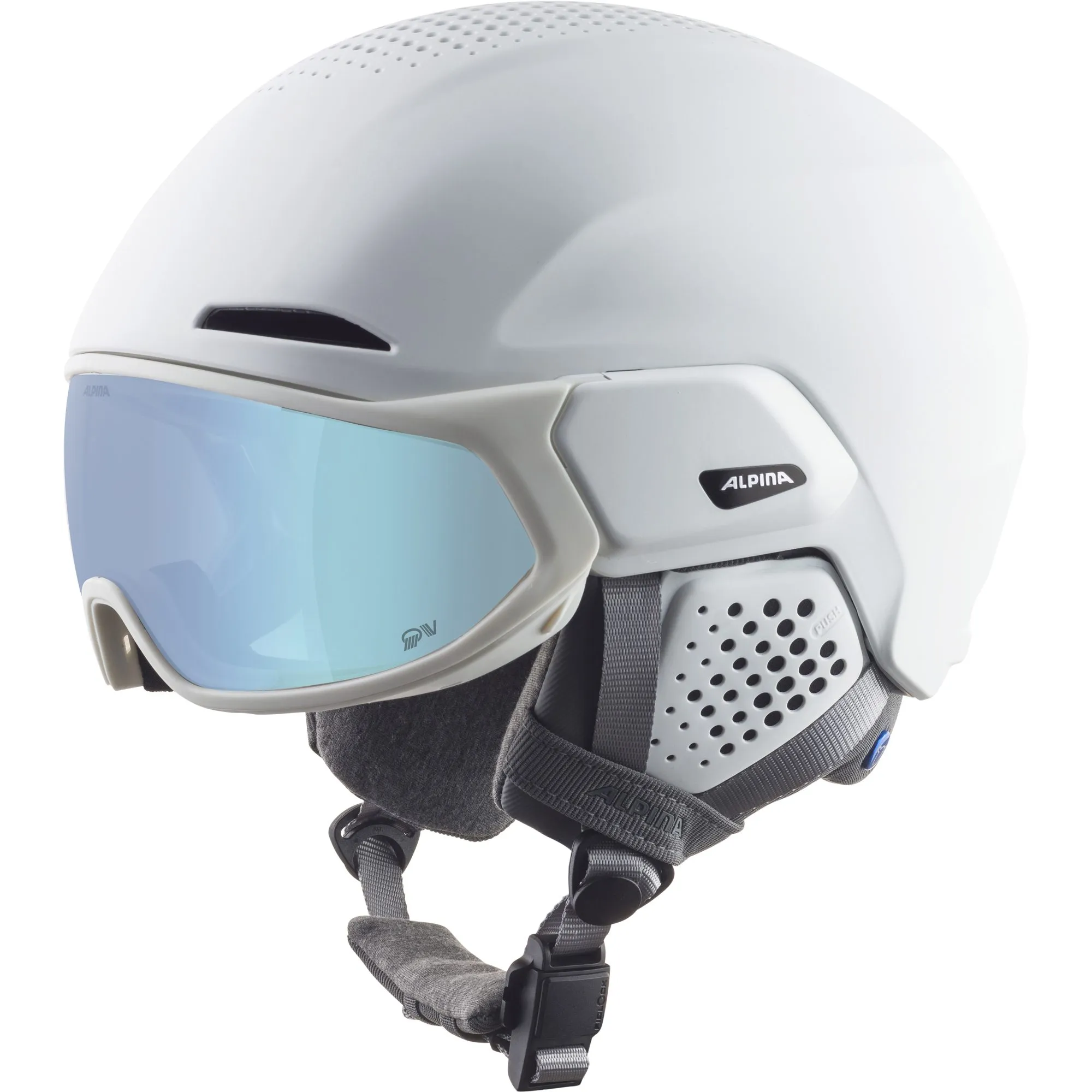 Alpina - Alto QV Visor Helmet white matt