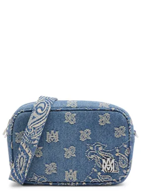 AMIRI Jacquard denim camera bag -                         -                     -                