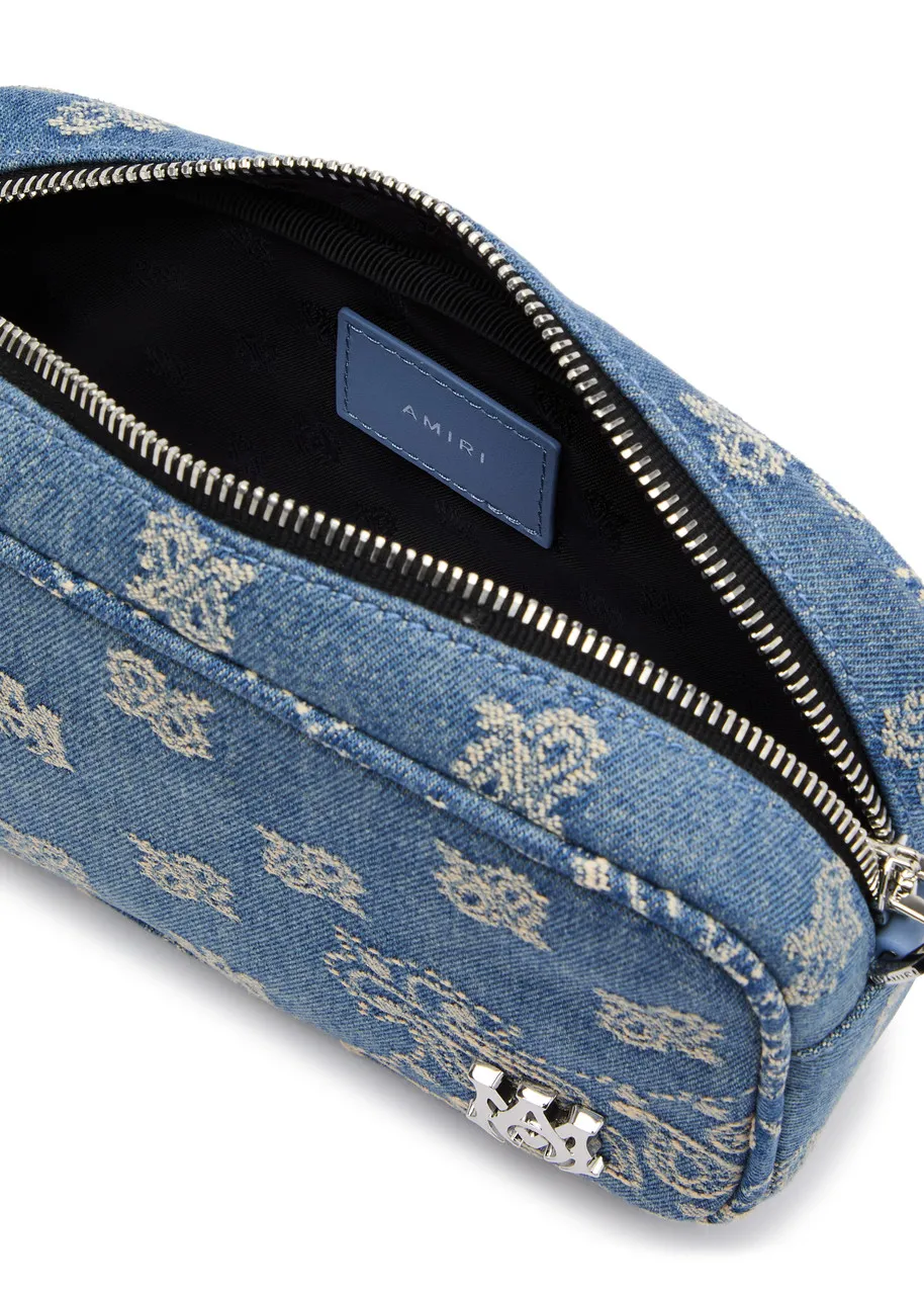 AMIRI Jacquard denim camera bag -                         -                     -                