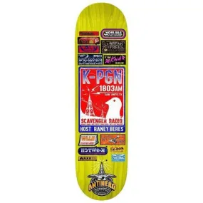 Anti Hero Skateboards Raney Beres Broadcasting Deck 8.06