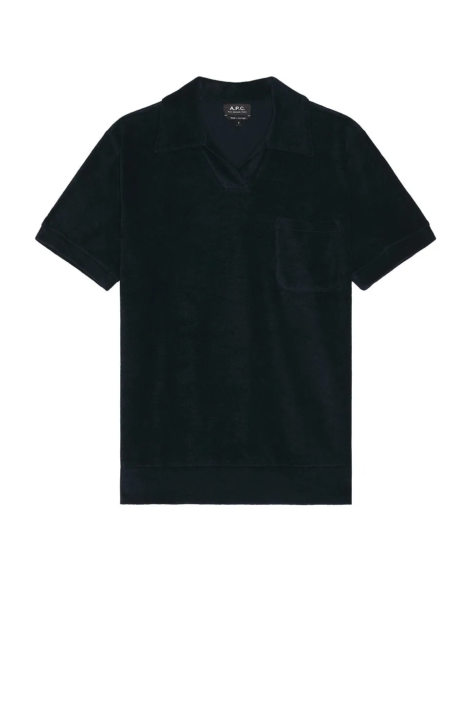 A.P.C. Toweling Short Sleeve Polo