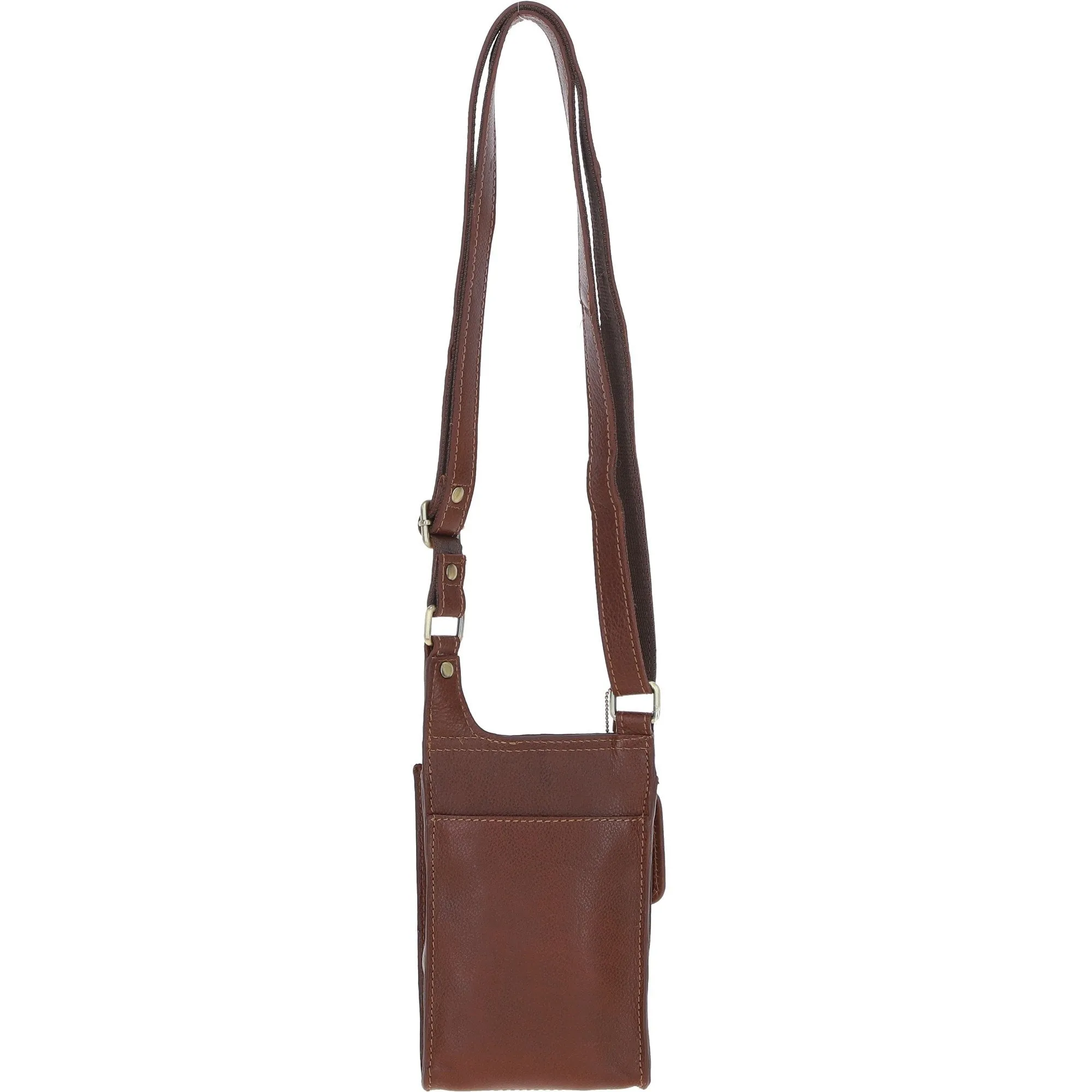 Ashwood Leather & Harris Tweed elegance Crossbody Bag Tan/Mcload: TW-20-02-TM