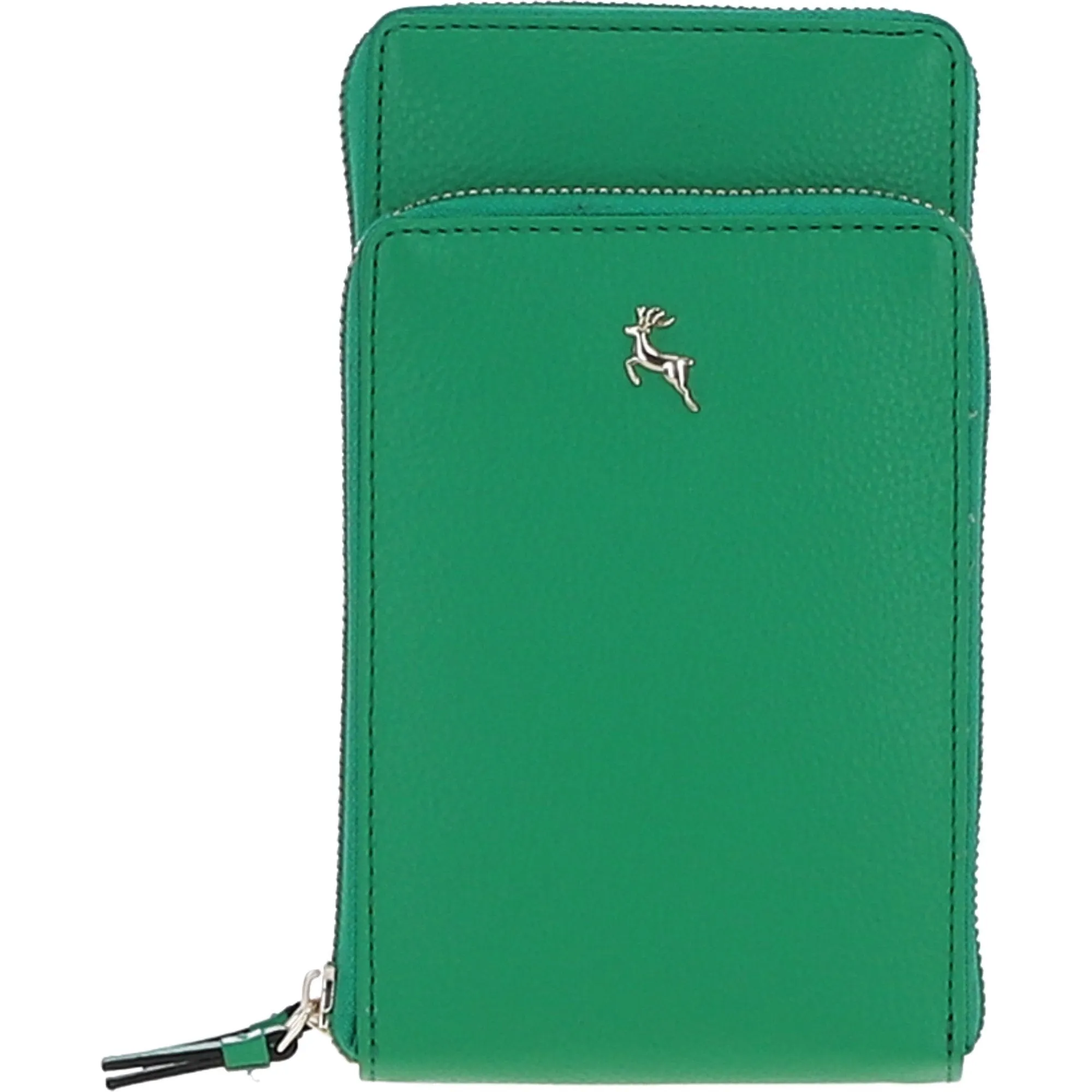 Ashwood Leather Luxury Crossbody Phone Bag Design-X Green: X-31