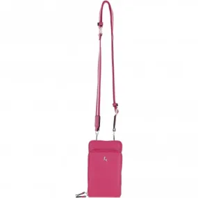 Ashwood Leather Luxury Crossbody Phone Bag Design-X Pink: X-31