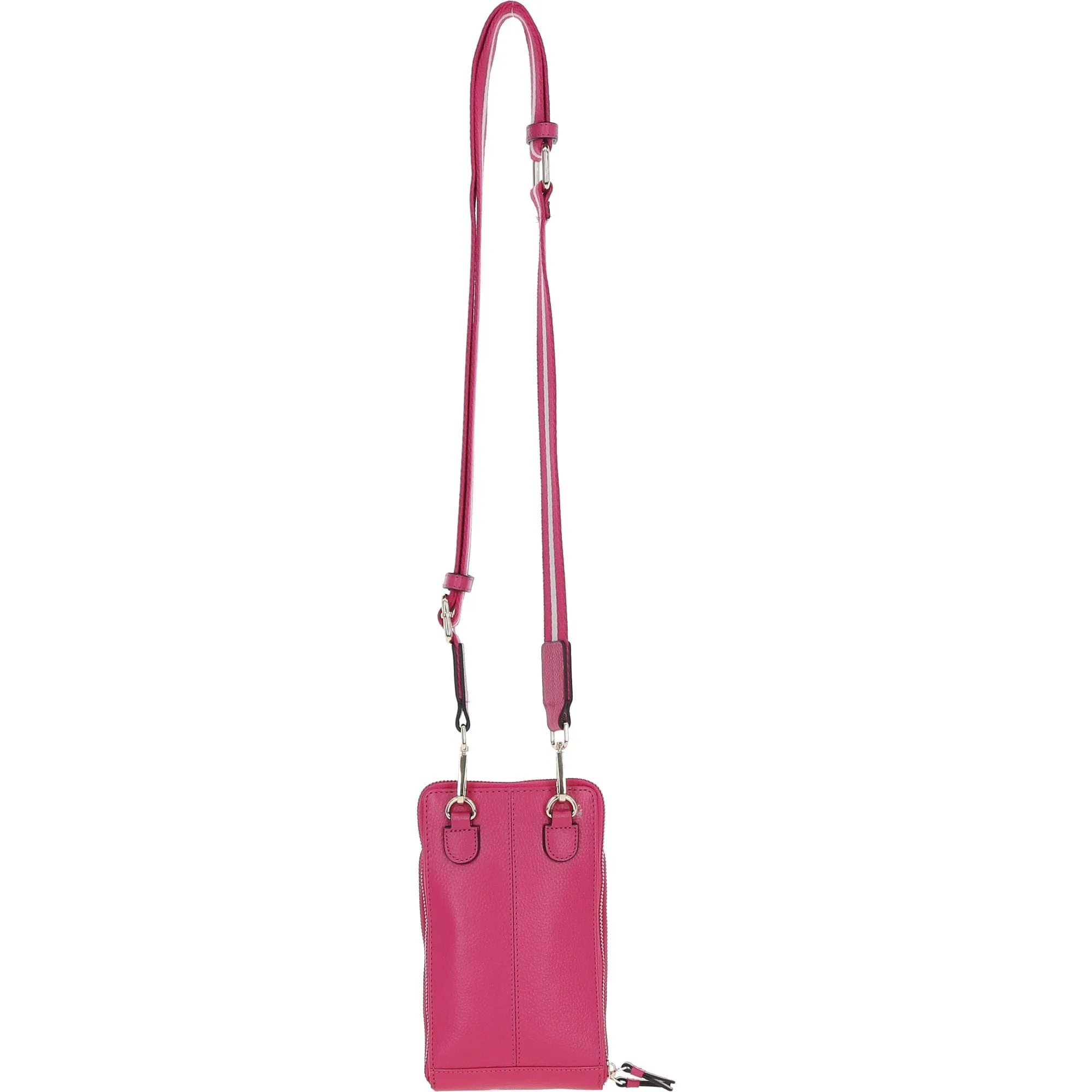 Ashwood Leather Luxury Crossbody Phone Bag Design-X Pink: X-31