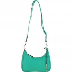 Ashwood Real Leather Crossbody Bag with Webbing Strap Gumdrop Green: 64296