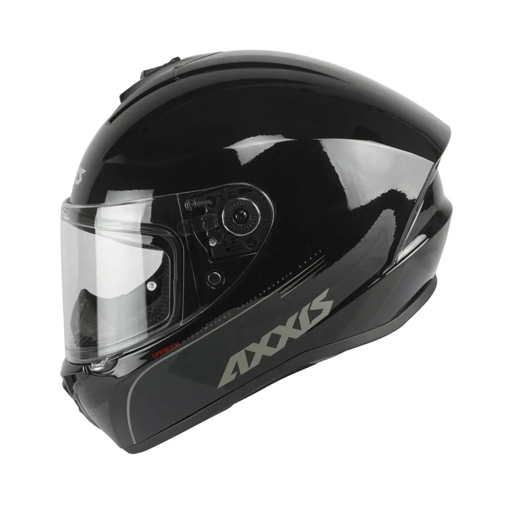 Axxis Draken Plain Helmet - Black