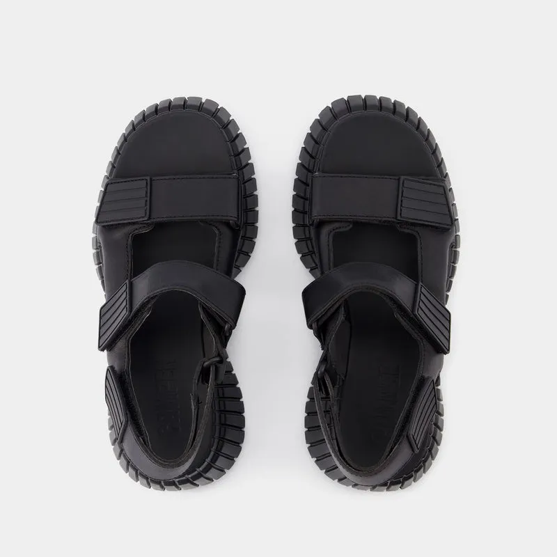 BCN Sandals - Camper - Leather - Black