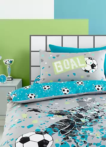 Bedlam Goal Football Duvet Cover Set | Kaleidoscope