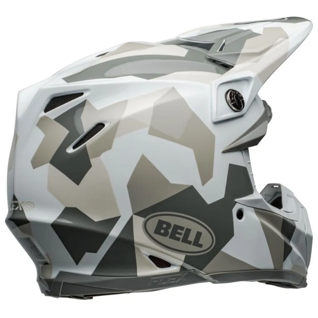 Bell - Moto-9S Flex Rover White Camo Helmet