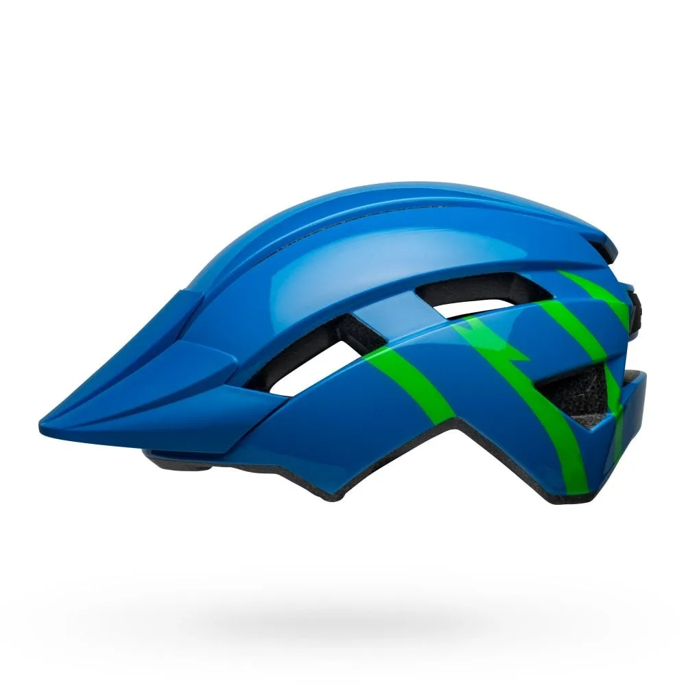 Bell Sidetrack II MTB Helmet - Child - Blue-Green