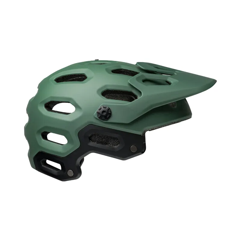 Bell Super 3R MIPS Full Face Helmet - Matt Dark Green-Infrared