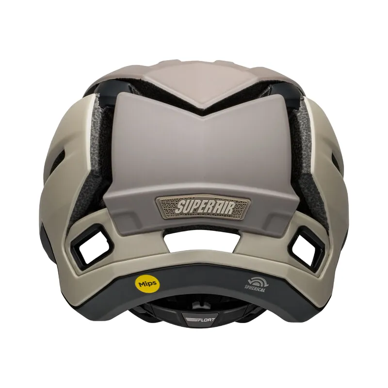 Bell Super Air R Spherical Full Face Helmet - Matt Cement-Gray