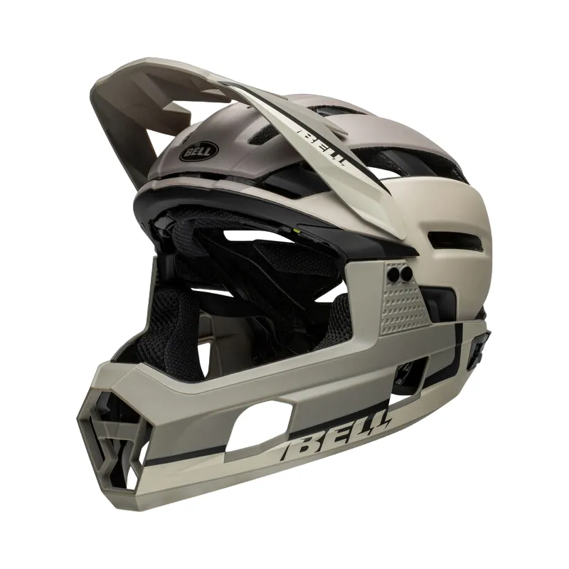 Bell Super Air R Spherical Full Face Helmet - Matt Cement-Gray