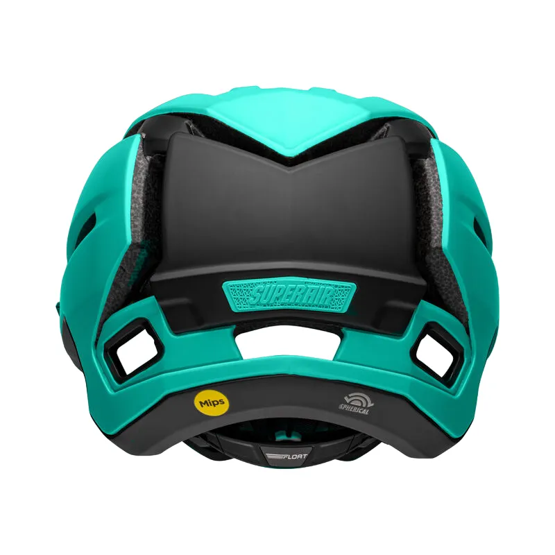 Bell Super Air R Spherical Full Face Helmet - Matt Turquoise-Black