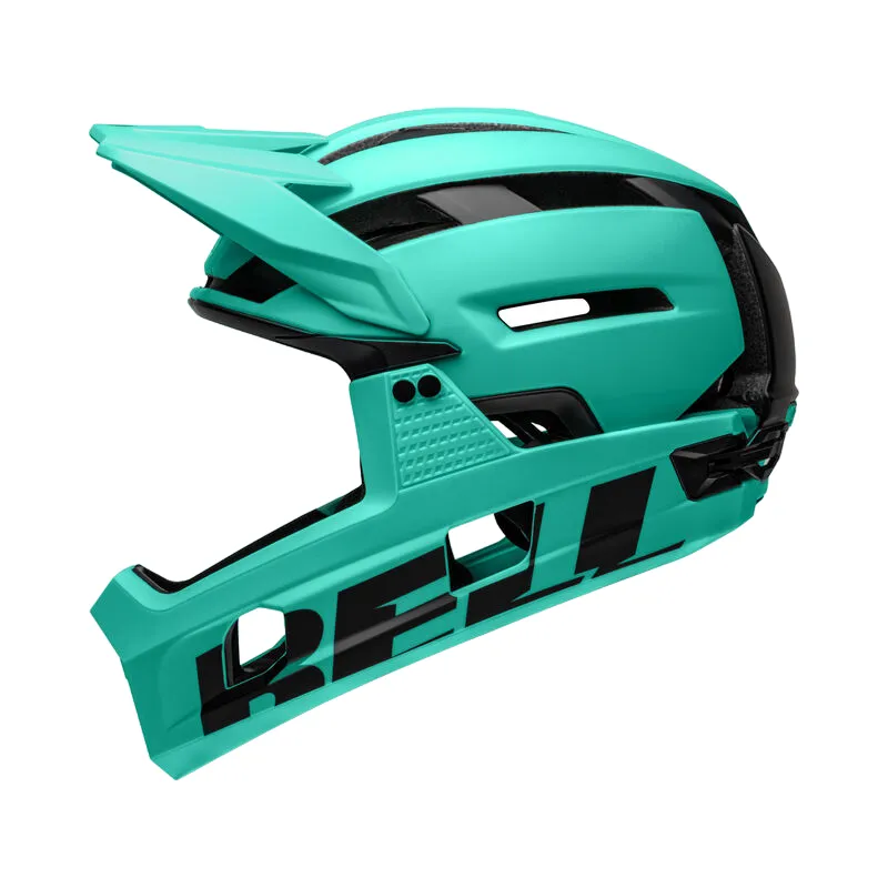 Bell Super Air R Spherical Full Face Helmet - Matt Turquoise-Black