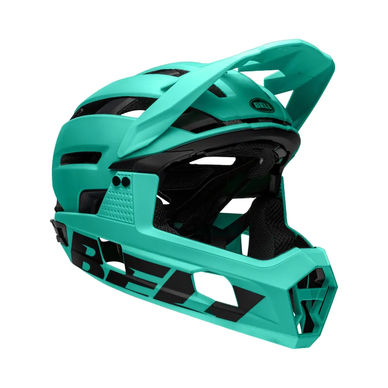 Bell Super Air R Spherical Full Face Helmet - Matt Turquoise-Black