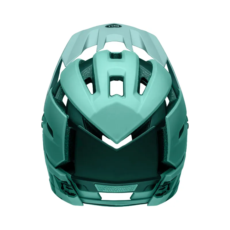 Bell Super Air R Spherical Full Face Helmet - Matt Turquoise-Black