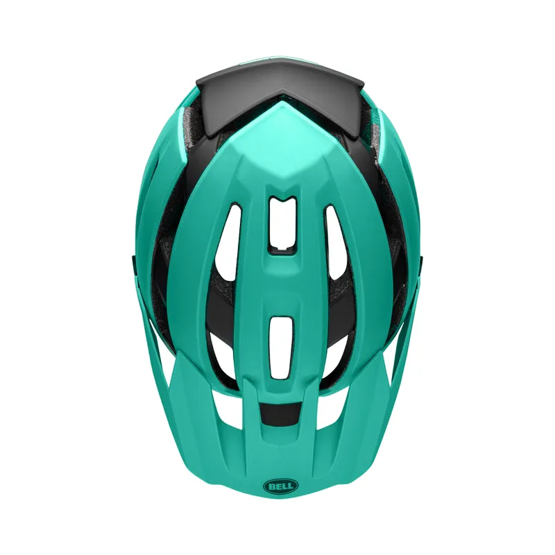 Bell Super Air Spherical MTB Helmet - Matt Turquoise-Black