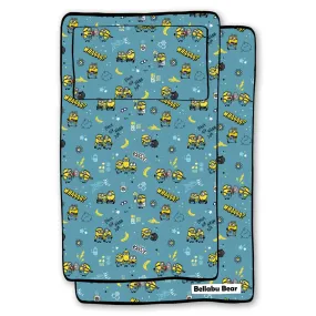 Bellabu Bear Minions Banana Bamboo Twin Sheet Set