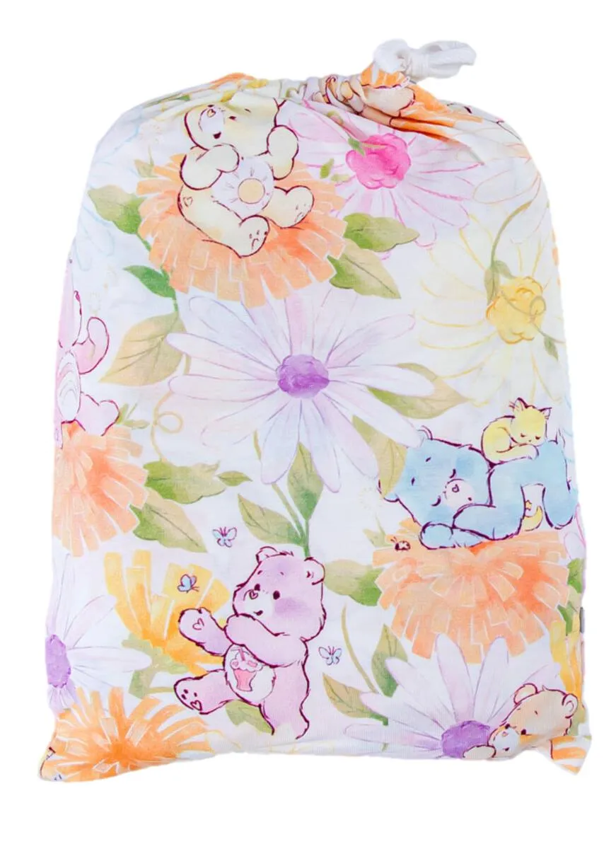 Birdie Bean Care Bears Baby Spring Flowers Bamboo Viscose Crib Sheet