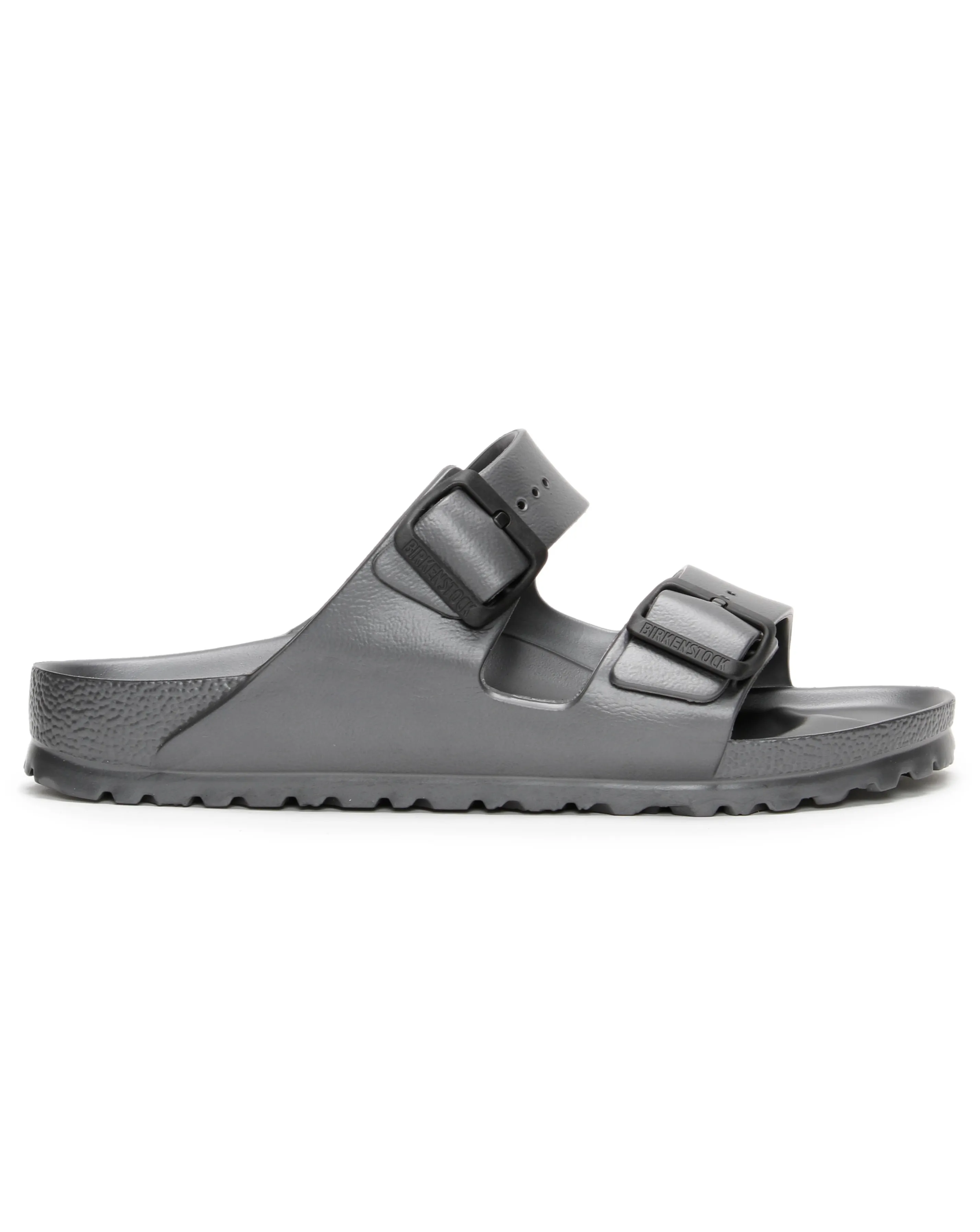 Birkenstock Arizona EVA Anthracite Two Bar Mules Narrow Width | Simply Be