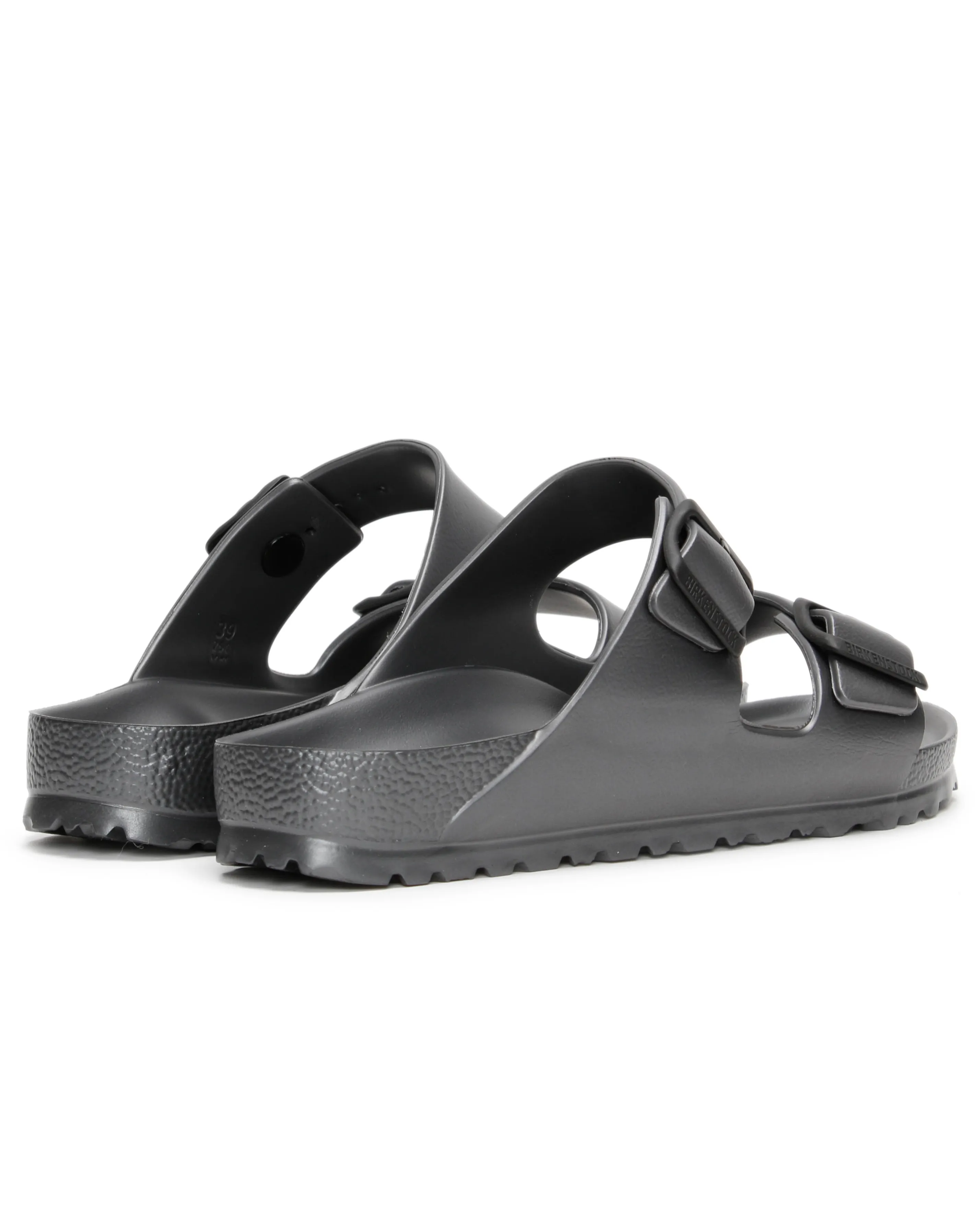 Birkenstock Arizona EVA Anthracite Two Bar Mules Narrow Width | Simply Be