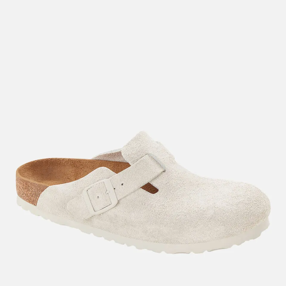 Birkenstock Boston Suede Slim-Fit Mules - EU 39/UK 5.5 | Coggles