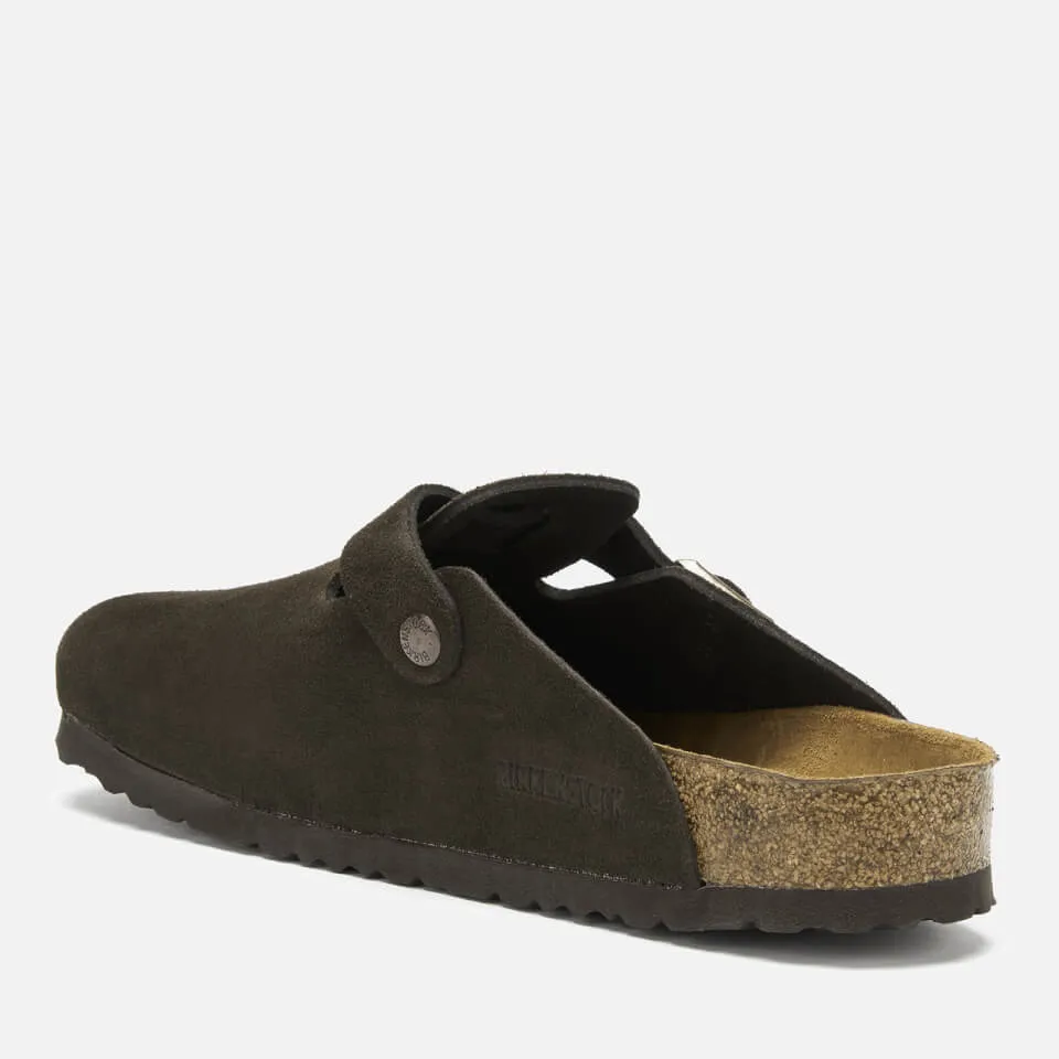 Birkenstock Men's Boston Suede Mules - Mocca - EU 41/UK 7.5 | Coggles