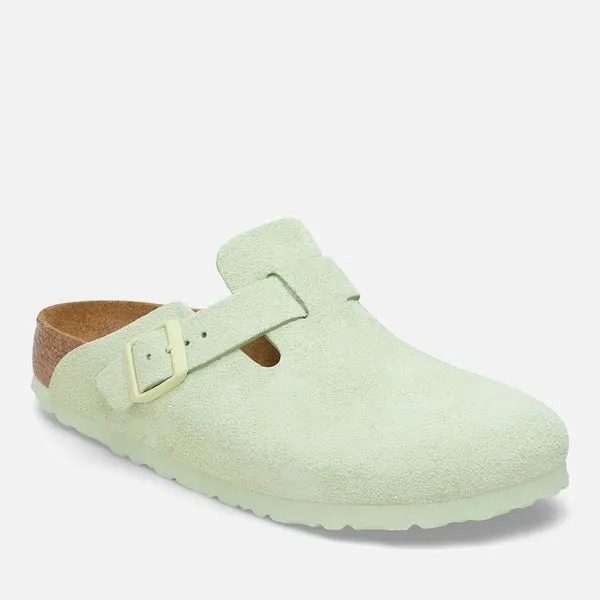 Birkenstock Women's Boston Slim-Fit Suede Mules