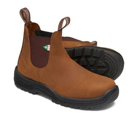 Blundstone Unisex  Work & Safety Boot 164 - Crazy Horse Brown