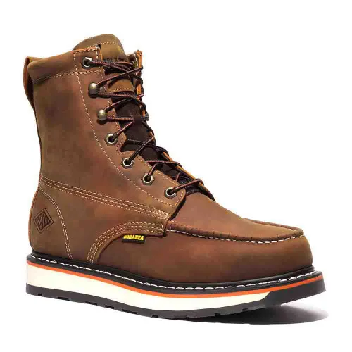 Bonanza Frontier 8-Inch Crazy Brown Dual Work Boot