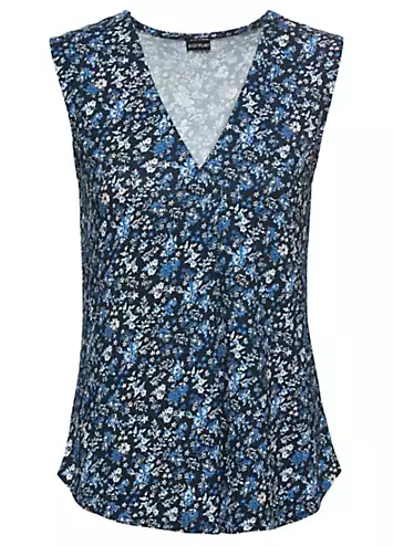 bonprix Floral Print Sleeveless Top | Grattan