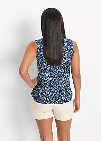 bonprix Floral Print Sleeveless Top | Grattan