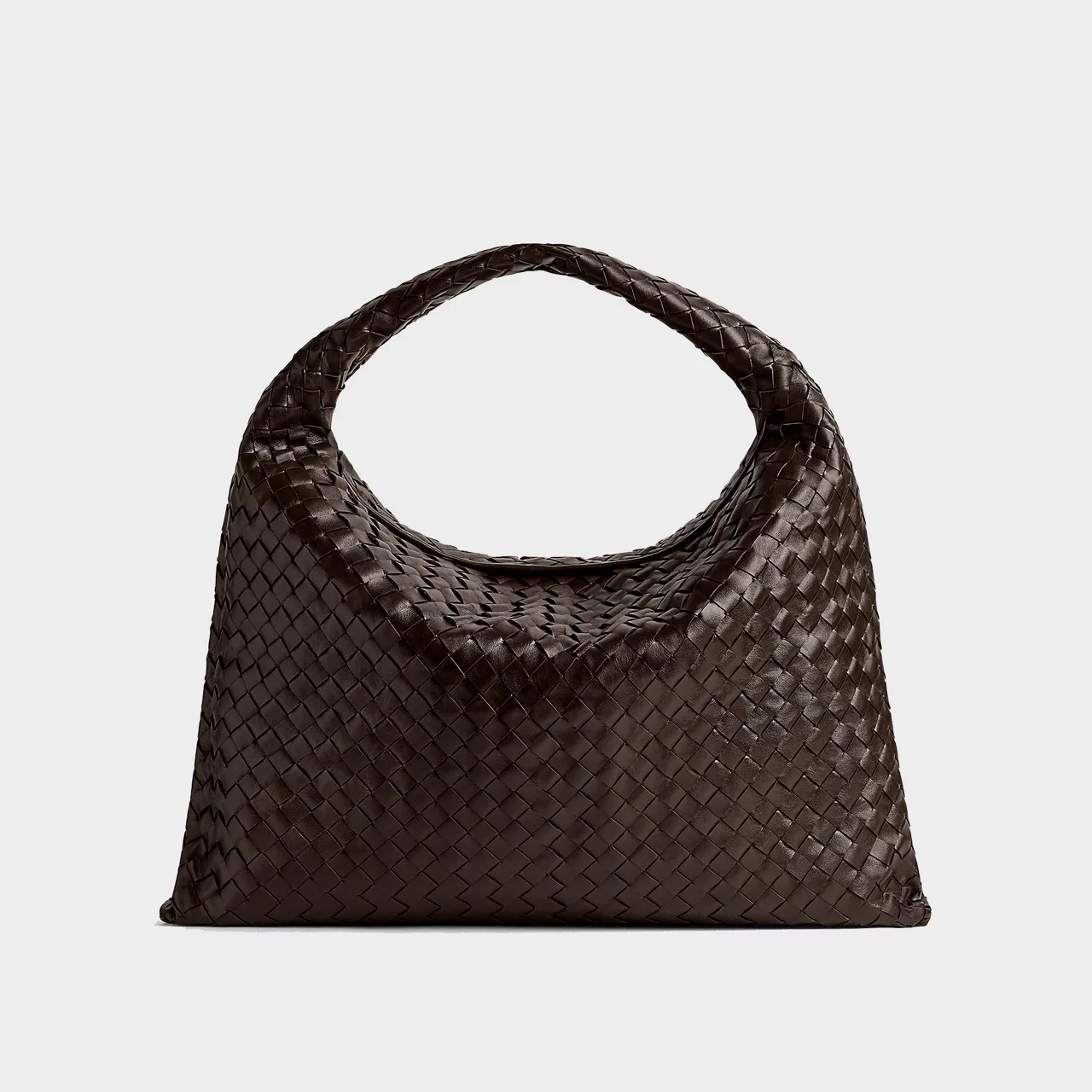 BOTTEGA VENETA Large Hop Shoulder Bag - FONDANT  MUSE BRASS