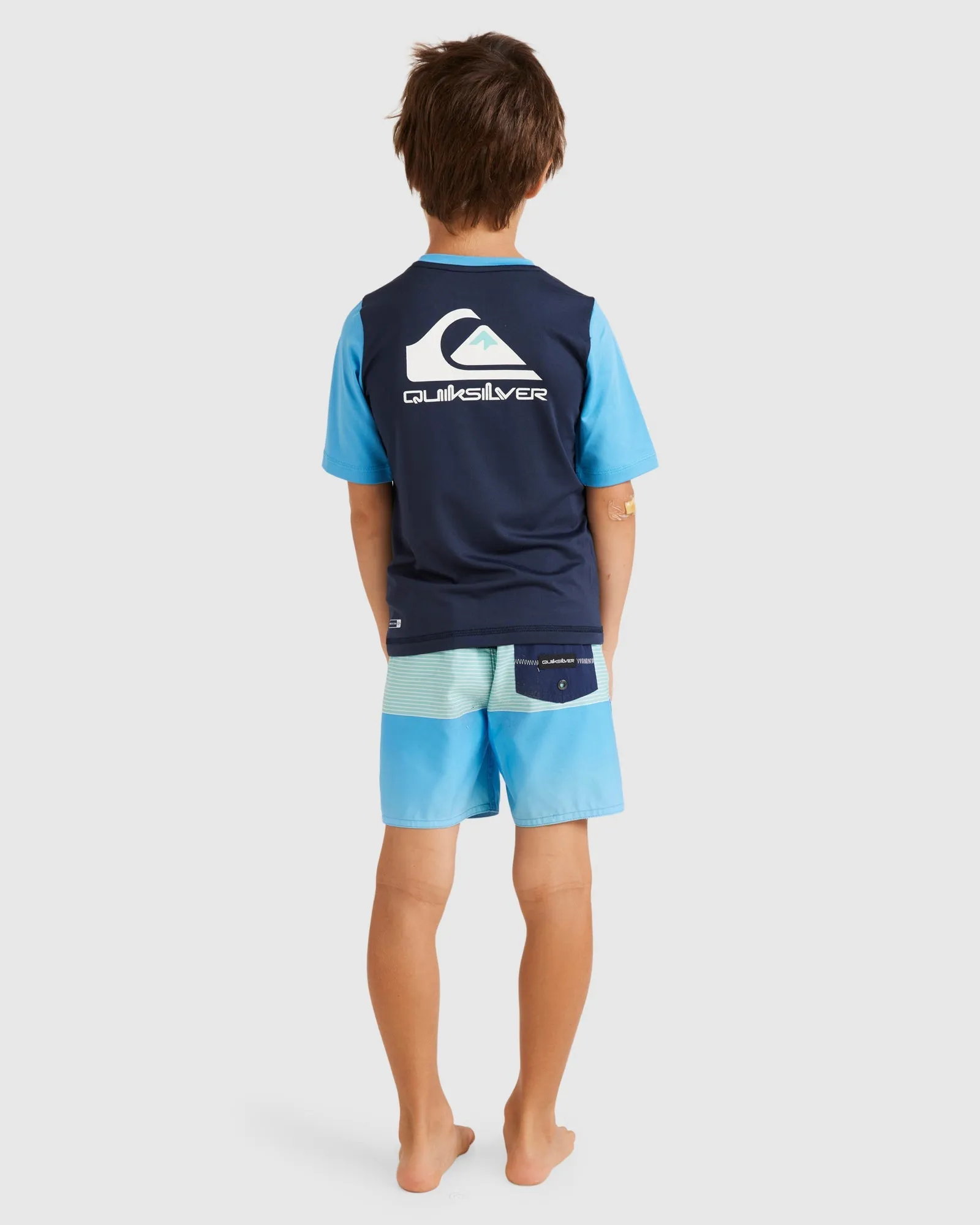 BOYS 2-7 HEATS OMNI SHORT SLEEVE UPF 50 RASH VEST