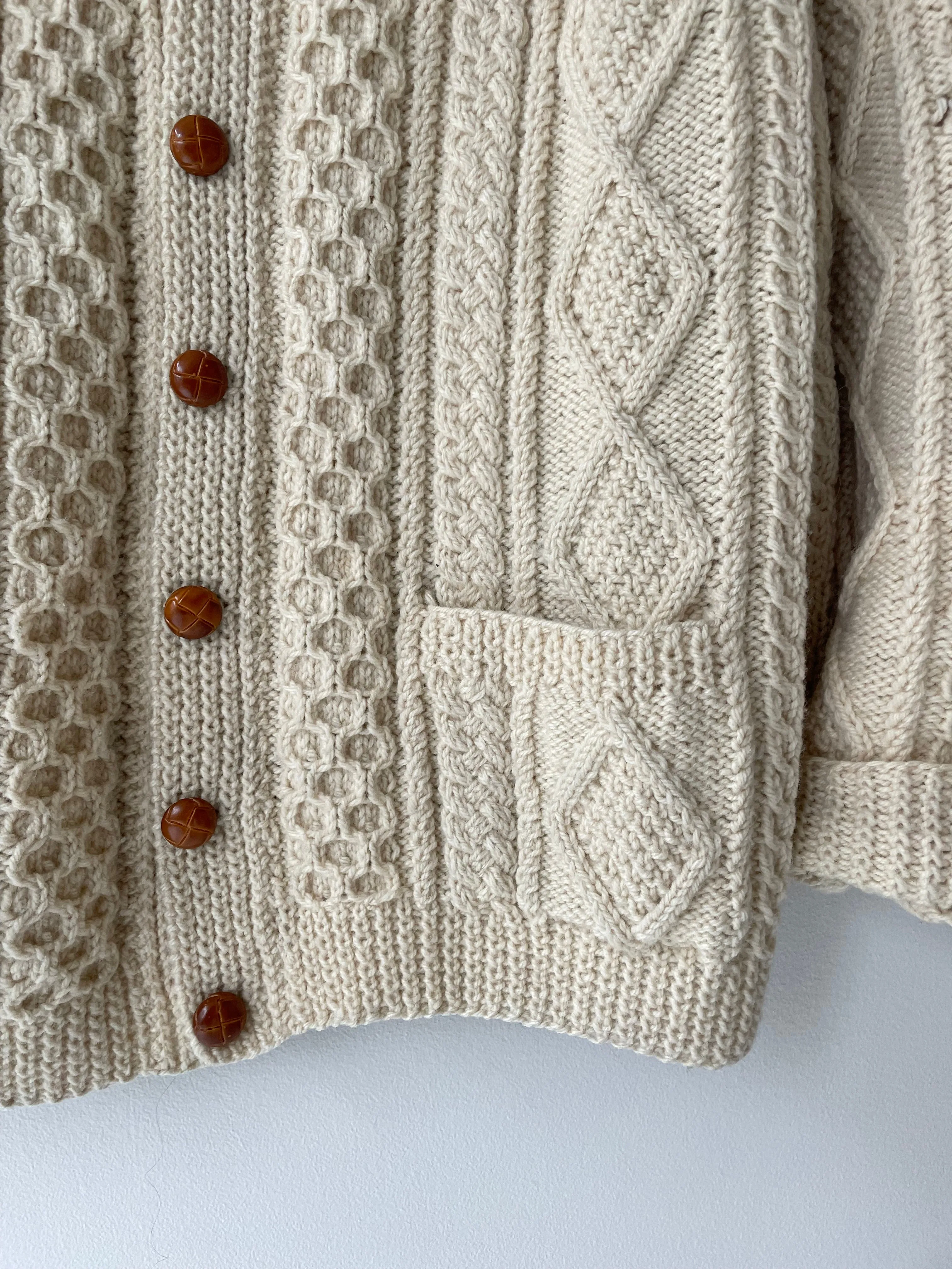 Brackloon Irish Wool Cardigan