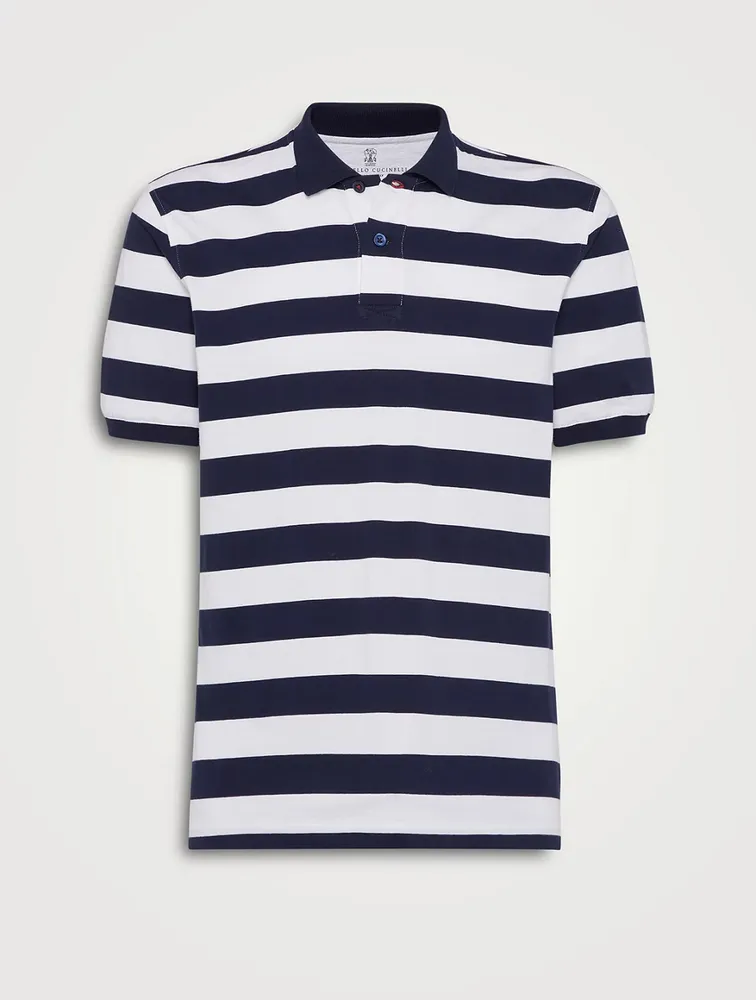 BRUNELLO CUCINELLI Striped Polo Shirt