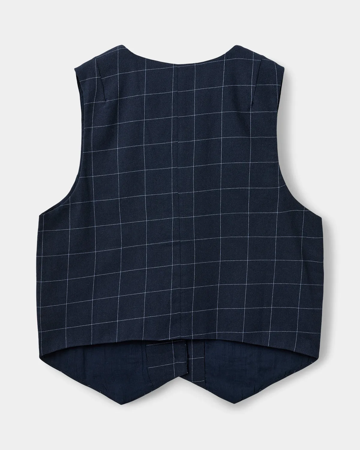 CASITASW VEST - Navy check