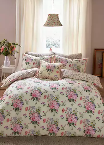 Cath Kidston Floral Fields 100% Cotton Percale 180 Thread Count Duvet Cover Set | Kaleidoscope